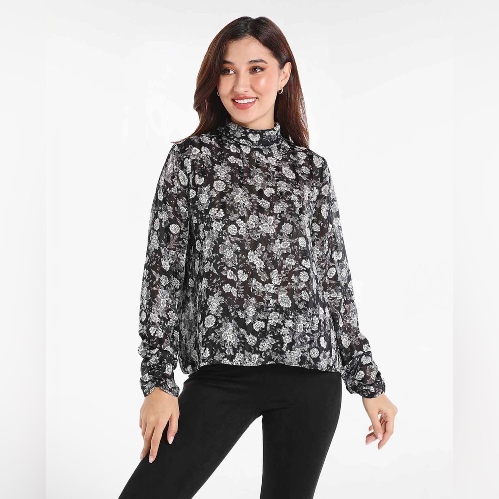 🖤 FLORAL PRINT SHIRT
